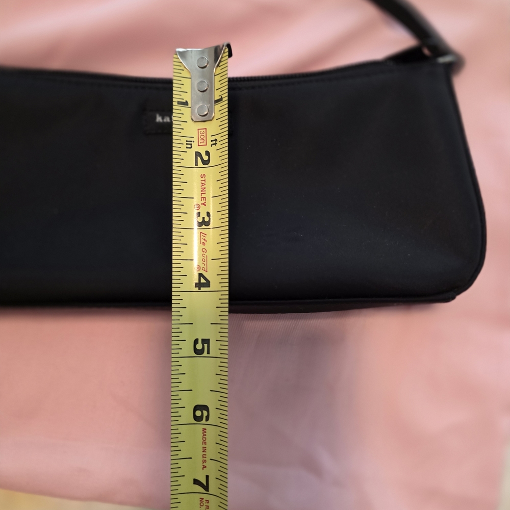 Kate Spade Elegant Black Satin Shoulder Bag - Picture 2 of 7